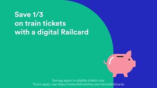 Digital Railcards from Trainline [upl. by Anirdna33]