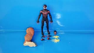 Gameverse Spider man Miles Morales Review No Comment figures geek gamer collectibles asmr [upl. by Anitteb36]