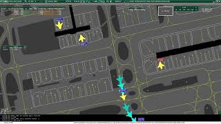 VATSIM ATC  Controlling EGKK GND for the First Time [upl. by Shanley]