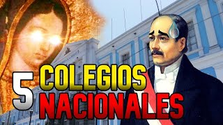 Top 5 mejores 💡 COLEGIOS NACIONALES del Perú 2023 [upl. by Lyrac706]