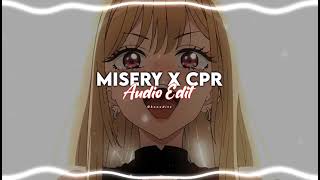 MISERY X CPR AUDIO EDIT  Maroon 5 ft Cupcakke [upl. by Adiaz]