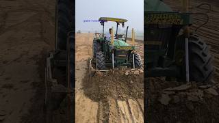 John Deere Tractor dozer youtubeshorts grader moradabad graderlover constructionequipment [upl. by Ymorej]