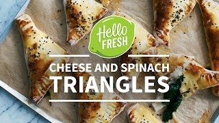 Cheese and Spinach Triangles [upl. by Anaul]