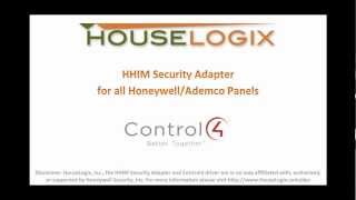 HouseLogix  HHIM Security Adapter Control4 Driver Installation [upl. by Eekcaj]