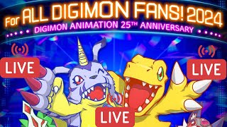 🔴 LIVE NOW Digimon Con Celebrating 25 Years of Digital Adventures Live reaction [upl. by Arytahs686]