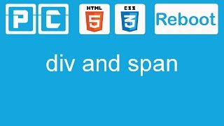 HTML5 and CSS3 beginners tutorial 18  div and span [upl. by Gambell]