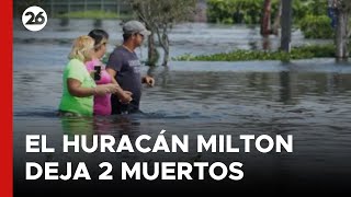 HURACÃN MILTON  Hay al menos 2 muertos [upl. by Ryhpez466]