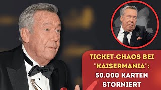 Ticket Chaos bei Kaisermania 50 000 Karten storniert [upl. by Ellevehs741]