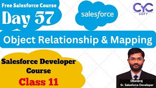 Object Relationship amp MappingSalesforce Course In Ameerpet Best Salesforce training in HYDCYCSOFT [upl. by Cod]