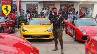 MEET THE RICH KIDS of MUMBAI  FERRARI SUPERCARS INDIA [upl. by Ybocaj247]