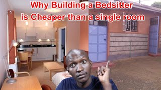 Building 8 Bedsitters is Cheaper Than 8 single Rooms Cost of Construction in Kenya [upl. by Yojenitsirk]