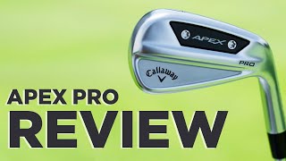 Pro v Amateur Testing The NEW Callaway Apex Pro 24 Irons [upl. by Schoening]