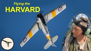 Flying the Historic North American Harvard II T6G Texan  Aerobatics at Kjeller  Fly with Magnar [upl. by Seaddon]