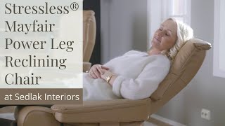 Stressless® Mayfair Power Leg Reclining Chair [upl. by Rianon]