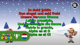 IN DULCI JUBILO  Kerstliedjes  Karaoke  Minidisco [upl. by Ailene798]