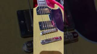 ￼GIBSON SG STANDARD 61 STOPBAR ELECTRIC GUITAR  TV YELLOW guitar [upl. by Falcone433]