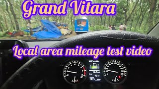 Grand Vitara mileage test video manual petrol local area Real mileage test video Kerala Delta model [upl. by Donoho207]