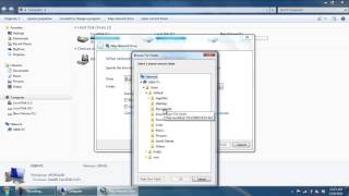 How to Map a Network Drive in Windows 7 [upl. by Ramedlaw]