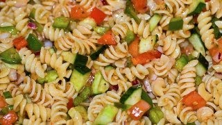 Italian Dressing Pasta Salad  Healthy Dish How to Make Pasta Salad [upl. by Nalod]