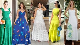 Vestidos moda tendencia 2025 [upl. by Phyllida]