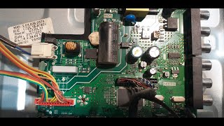 32 inch led tv board skr816 backlight problem and Read firmware with rt809f [upl. by Rehpotsirh]