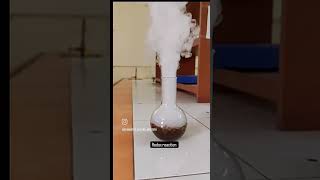 Redox reaction between H2O2 and KMnO4  exothermic reaction  short chemistrywlimam❤️😅 [upl. by Nerraf]