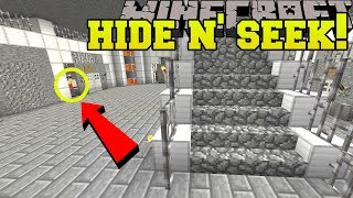 Minecraft PRISONERS HIDE AND SEEK  Morph Hide And Seek  Modded MiniGame [upl. by Laucsap]