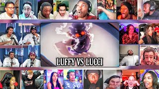 One Piece Episode 1100 Reaction Mashup  Luffy VS Lucci  Vegapunk tells about Luffys Devil Fruit [upl. by Cutler]