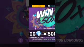 shorts video How to Get Diwali 50x Free Diamonds Win 50x Diamond Event Free Fire I Free Fire Di [upl. by Vina]