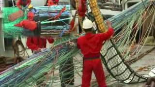 FISHING USE OF KITE ON PELAGIC TRAWL [upl. by Brader]