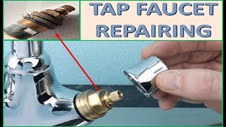 Faucet Repairing To Solve Tap Leakage Problem at Home  Facer Parts and Tap Leakage Repairing Tips [upl. by Merkle]