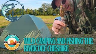 Solo Wild camping and fishing in Cheshire [upl. by Nesyrb]