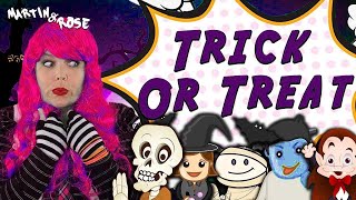 halloween candy trick or treat  halloween trick or treating videos [upl. by Hansel]