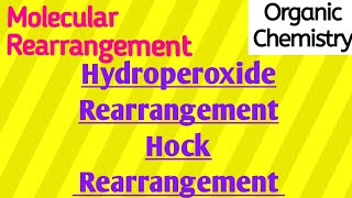 Hydroperoxide RearrangementHock Rearrangement [upl. by Dorita]