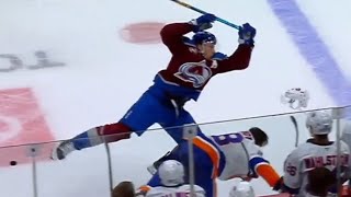 Nathan MacKinnon 💥Blows Up💥 Alexander Romanov [upl. by Atinahs]