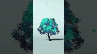 Anime Tree In BlenderStudio Ghibli Inspired blender blender3d blenderanimation anime ghibli [upl. by Virgilia]