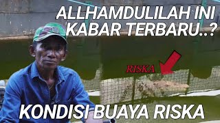 KUNJUNGANKABAR TERBARU BUAYA RISKA DI TABANG ZOOAMBO MELEPAS RINDU [upl. by Cirederf306]