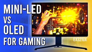 4K MiniLED LCD vs 4K OLED What Should You Buy  BenQ Mobiuz EX321UX Review [upl. by Paugh831]