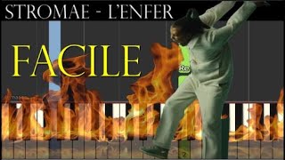 Stromae  Lenfer piano facile [upl. by Ylrehc]