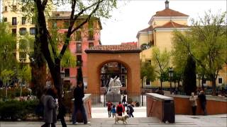 Madrid Spain the Malasaña neighborhood  El barrio de Malasaña [upl. by Yanarp844]