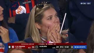 Alabama vs Auburn CRAZY Ending  2023 College Football [upl. by Alvie518]