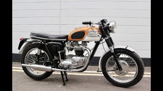 1964 Triumph T120R Bonneville 650cc Fully Restored  For Sale [upl. by Ikey]