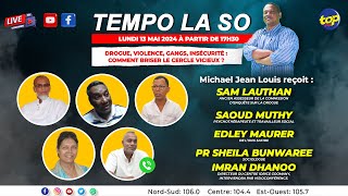 Tempo La So Michael Jean Louis reçoit Sam Lauthan Saoud Muthy Edley Maurer Pr Sheila Bunwaree [upl. by Tiersten]