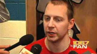 Washington Capitals Locker Room Interviews 120410 vs Atlanta Thrashers [upl. by Filippo85]