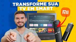 Xiaomi Mi TV Stick transforma sua TV em Smart e custa pouco Vale a pena [upl. by Lleuqram417]