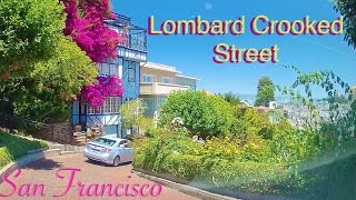 Lombard Street the Crookedest Street in the World is one of San Franciscos most popular landmarks [upl. by Eelir]