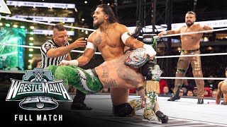 FULL MATCH Rey Mysterio amp Andrade vs Dominik Mysterio amp Santos Escobar WrestleMania XL Saturday [upl. by Tnek]