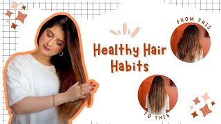 Healthy Habits That Will Save Your Hair  Arishfa Khan [upl. by Nnayllehs]