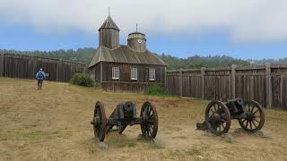 Inside the stockade walls  Fort Ross State Historic Park  Jenner California [upl. by Ika]