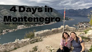 A 4 day trip in Montenegro  including Bar Kotor and Podgorica [upl. by Chao]